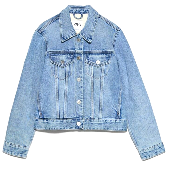 zara sherpa denim jacket